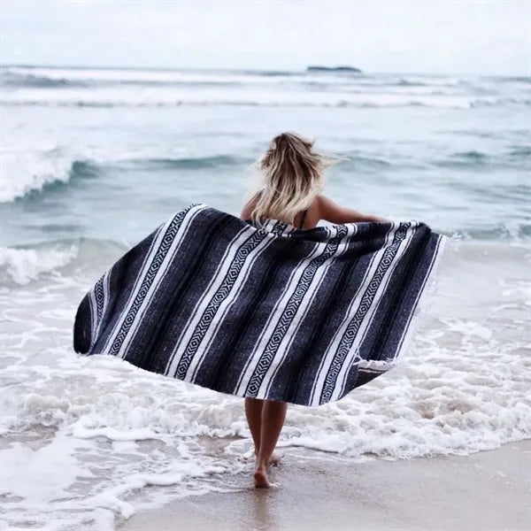 Authentic Mexican Camping Blanket