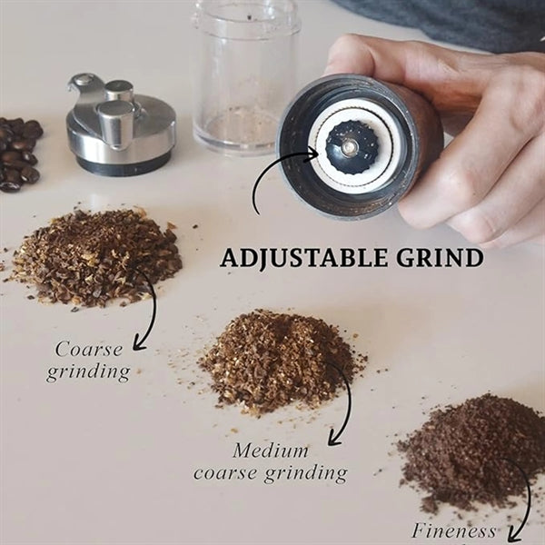 Manual Coffee Salt Pepper Grinder With Adjustable Settings
