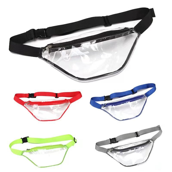 Waist Chest Pocket Belt Bag Clear