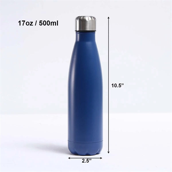 17 Oz Insulated Cola Shape Water Bottle
