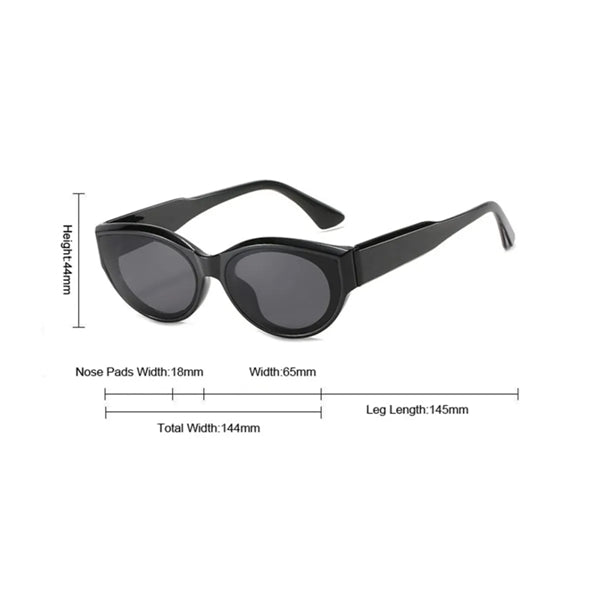 Vintage Oval Sunglasses
