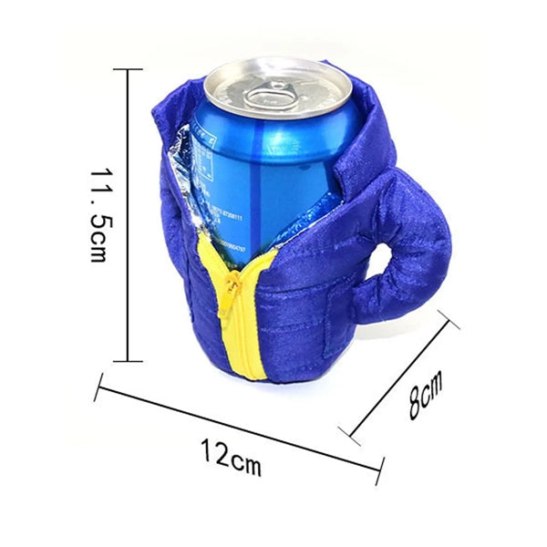The Puffy Jacket Insulated 12 oz Can Cooler