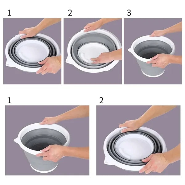Rubber Collapsible Fishing Bucket