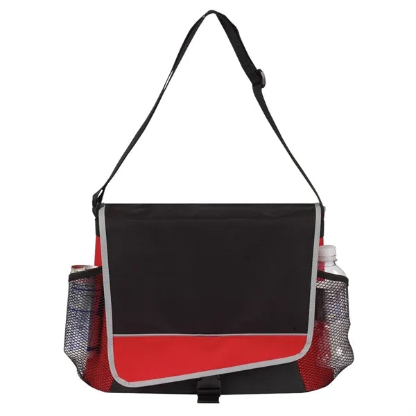 Sport Color Block Messenger Bag