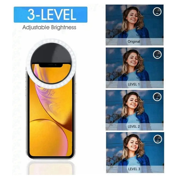 Selfie Clip-On Phone Ring Light