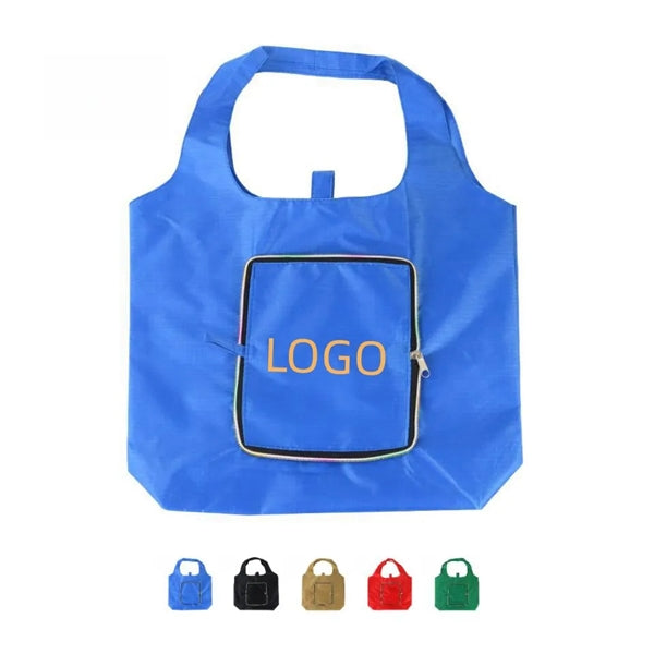 Foldable Zipper Tote Bag