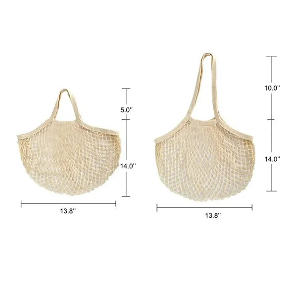 Organic Cotton Mesh Grocery Bags