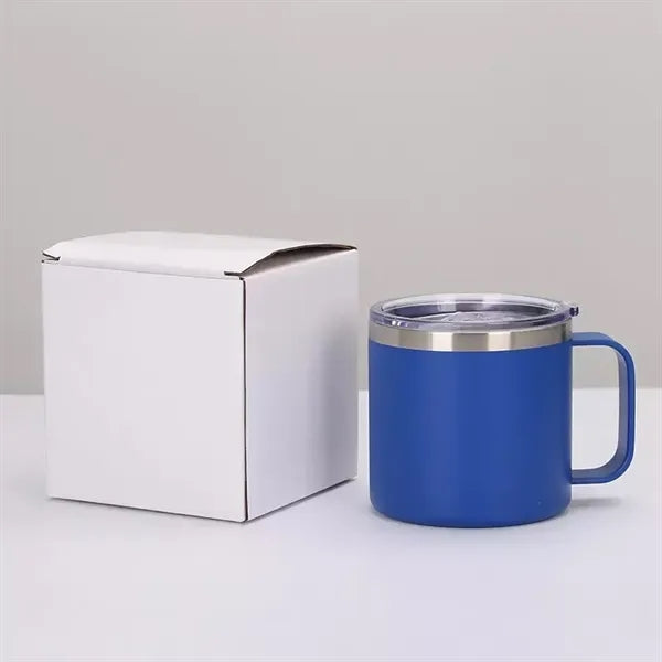 14 oz Coffee Mug Vacuum Insulated Camping Tumbler With Lid