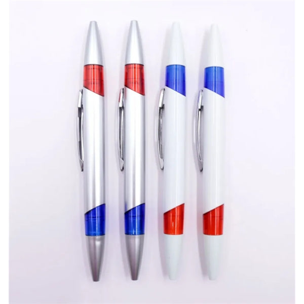 Twist Double-Sided Pen With Blue & Red Ink