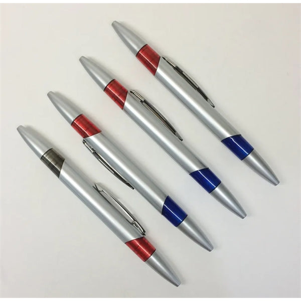 Twist Double-Sided Pen With Blue & Red Ink
