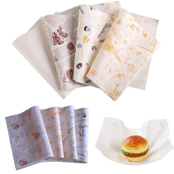 Sandwich Wrapping Hamburger Paper
