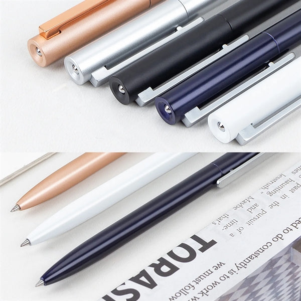Metal Rotary Telescopic Business Office Ballpoint Pen