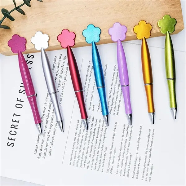 Heart Pentagram Butterfly Shaped Rotary Ballpoint Pens