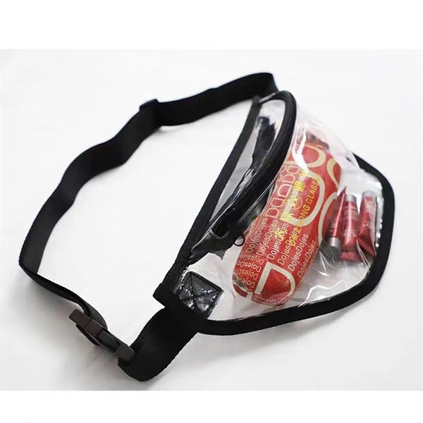 Clear Fanny Pack Fashion Stadium Approved PVC Waist Bag