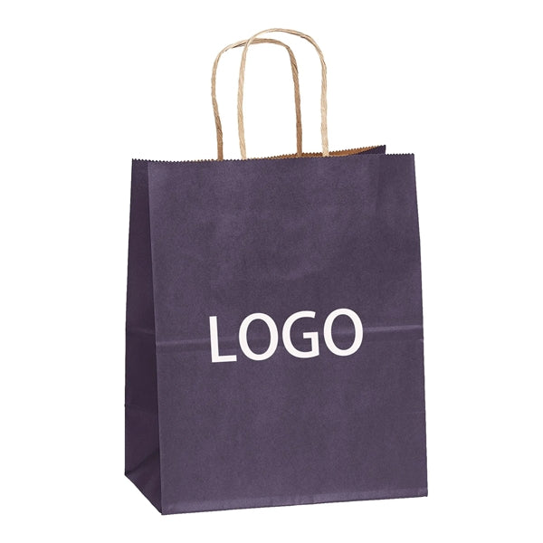 Color Kraft Paper Shopper Bag
