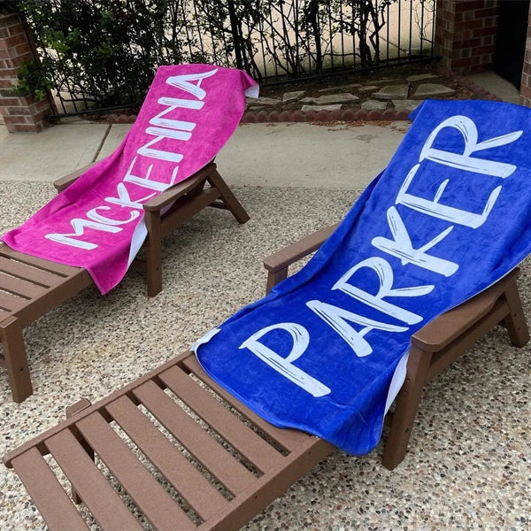 Double-Sided Microfiber Fast Drying Beach Towel