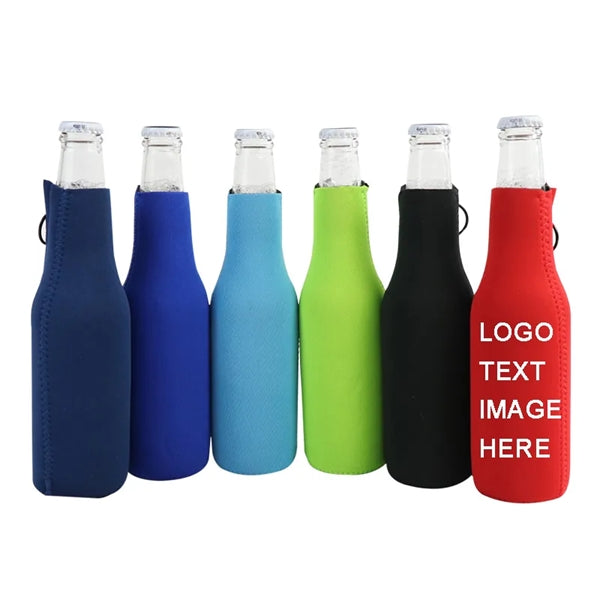 Neoprene Beer Sleeve with Zipper