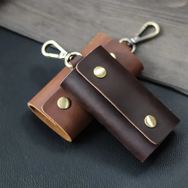 Casual Vintage Leather Men's Key Wallet