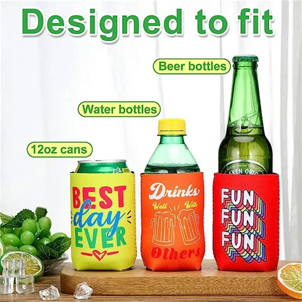 12 oz Beer Can Cooler Sleeves For Outdoor Sports