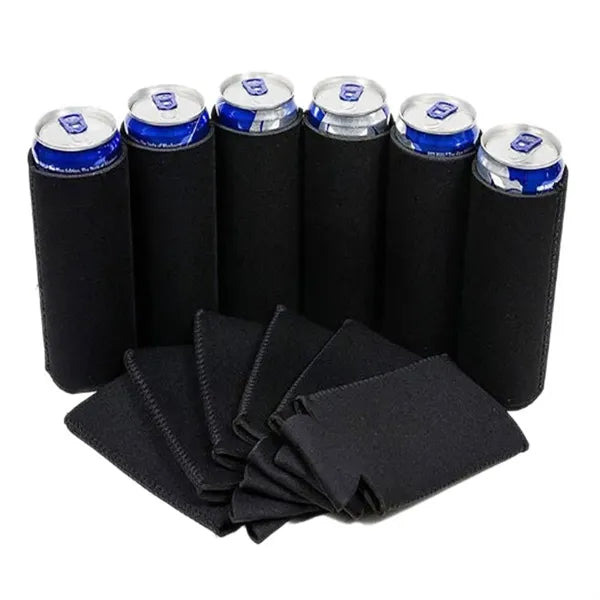 16 oz Neoprene Slim Can Sleeves For Beer And Bottles