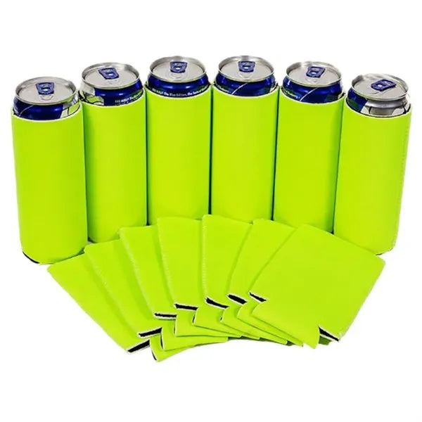 16 oz Neoprene Slim Can Sleeves For Beer And Bottles