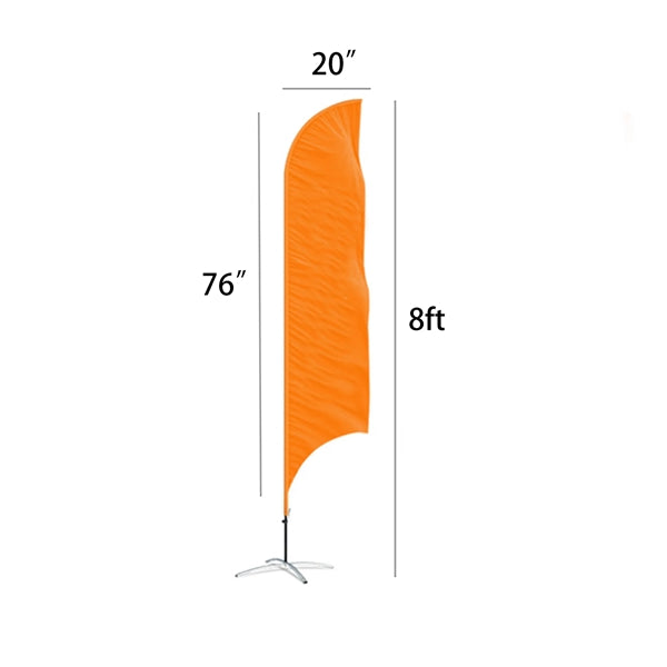 Beach Feather Flag With Base