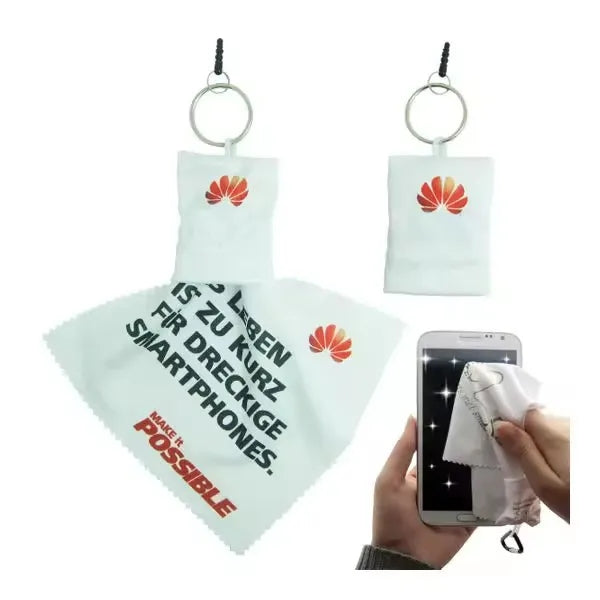 Microfiber Key Chain Cleaning Cloth