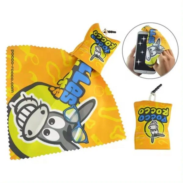 Microfiber Key Chain Cleaning Cloth