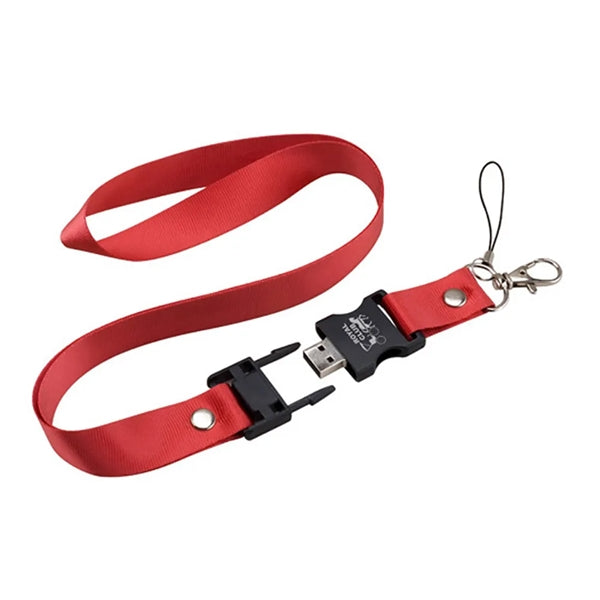 Break Away Lanyard with Flashdrive-8GB