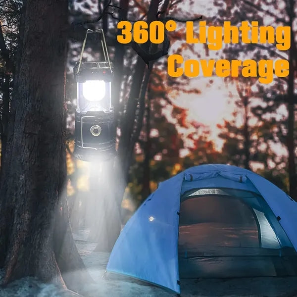 USB Rechargeable LED Collapsible Solar Camping Lantern