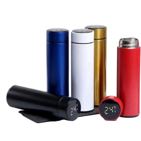 Portable Smart LED Temperature Display Thermos