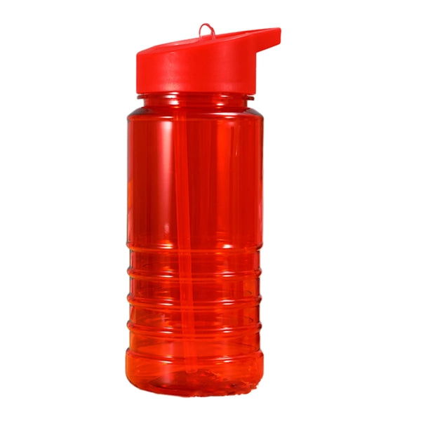 20 oz Straight-Wall Water Bottle with Flip Straw Lid