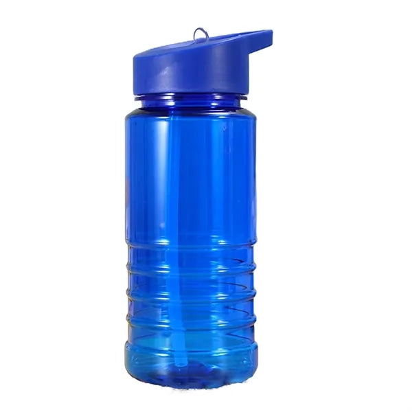 20 oz Straight-Wall Water Bottle with Flip Straw Lid