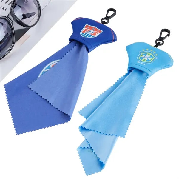 Spectacle Microfiber Lens Cloth with Keychain