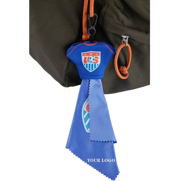 Spectacle Microfiber Lens Cloth with Keychain