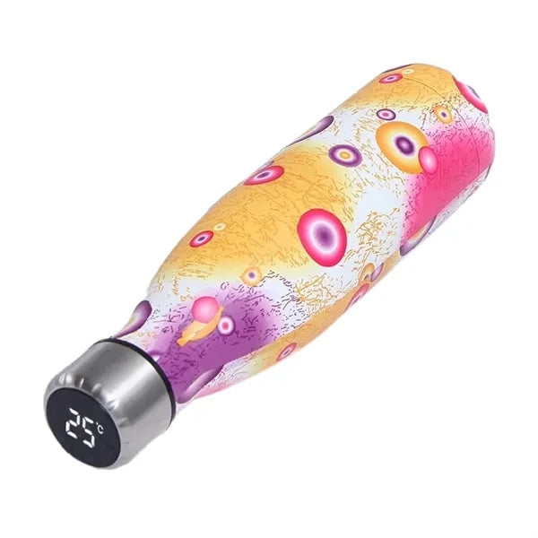 LED Temperature Display Stainless Steel Cola Bottle