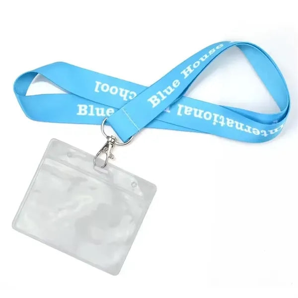 Sublimation Printing Lanyard with Badge Holder