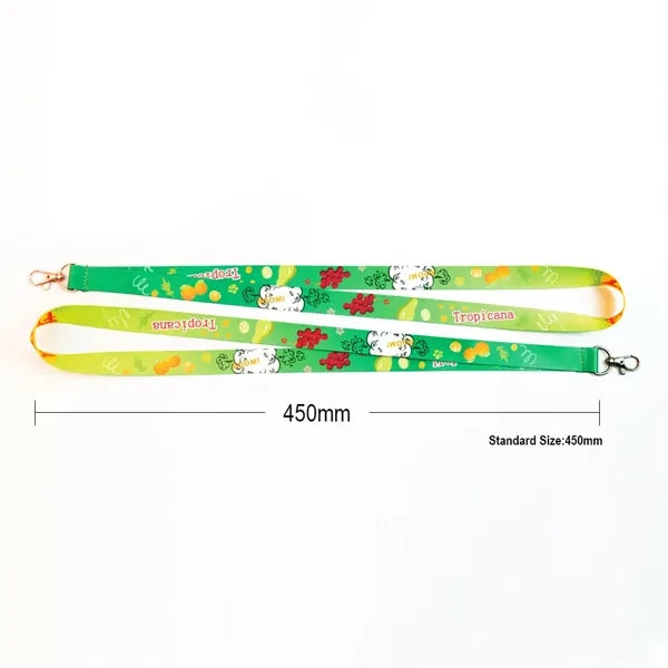 Sublimation Printing Lanyard with Badge Holder