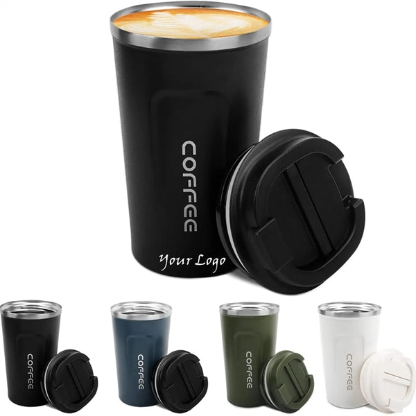 12oz Travel Coffee Mug with Leakproof Lid