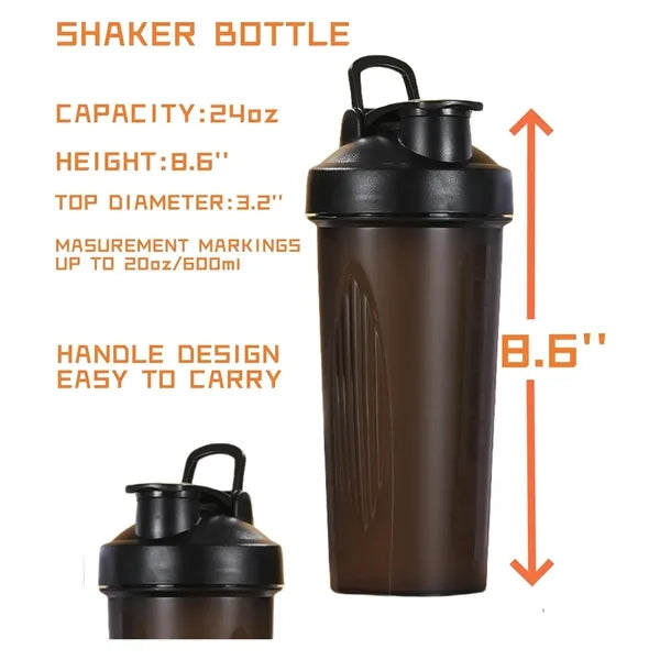 Protein Shaker Bottle 24oz