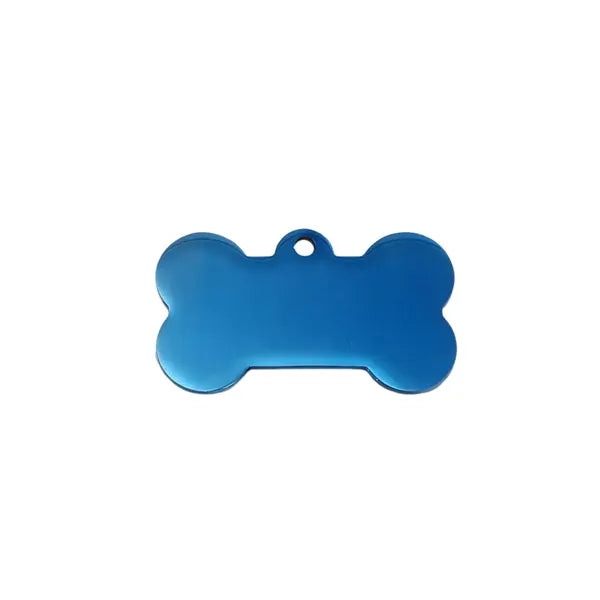 Bone Shaped Brass Pet Tag