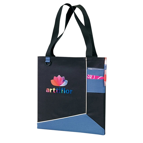 Geometric Colorblock Tote