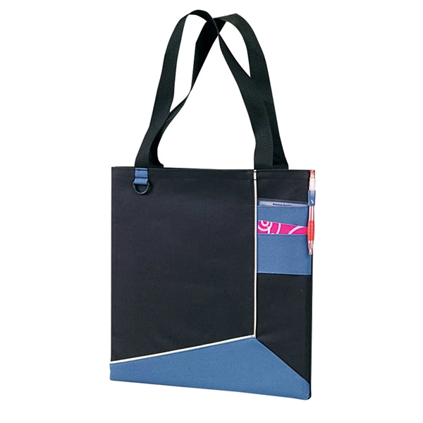 Geometric Colorblock Tote