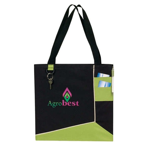 Geometric Colorblock Tote