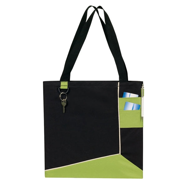 Geometric Colorblock Tote