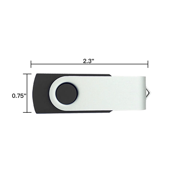 Swivel USB Flash Drive Full Color 8GB
