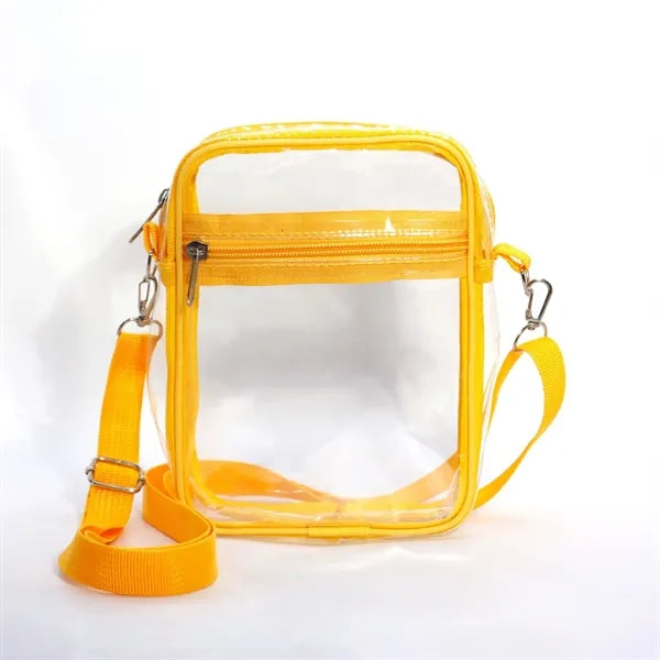 Clear PVC Crossbody Shoulder Bag