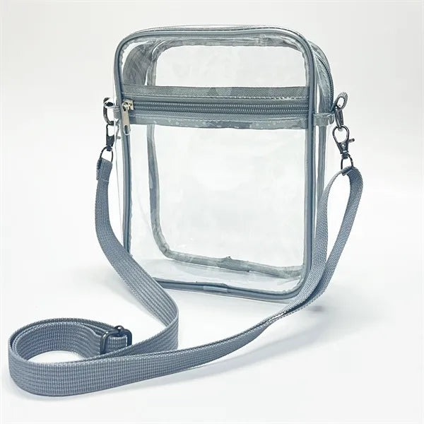 Clear PVC Crossbody Shoulder Bag