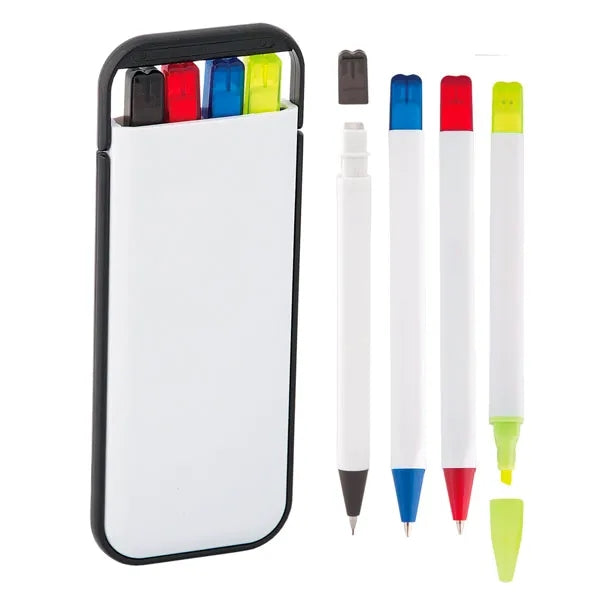 Logo 4-In-1 Writing Set