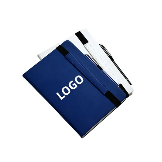 A5 PU Hard Cover Journal With Pen - Debossed
